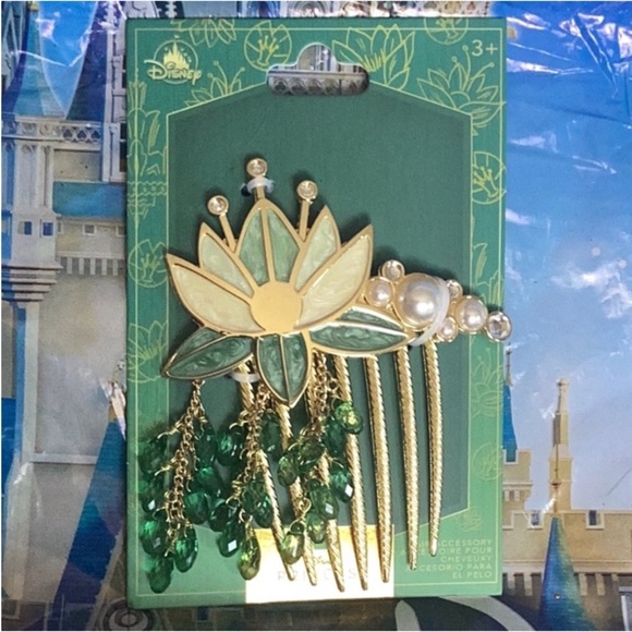 Disney park princess Tiana hair clip - Picture 2 of 4